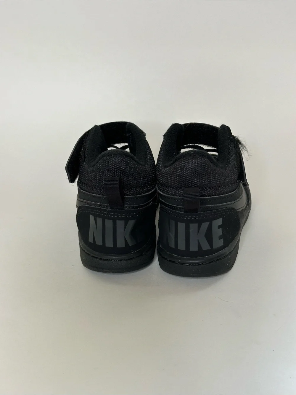 Nike Kids Black High-Top Strap Sneakers